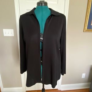 SOLD Misook black knit jacket